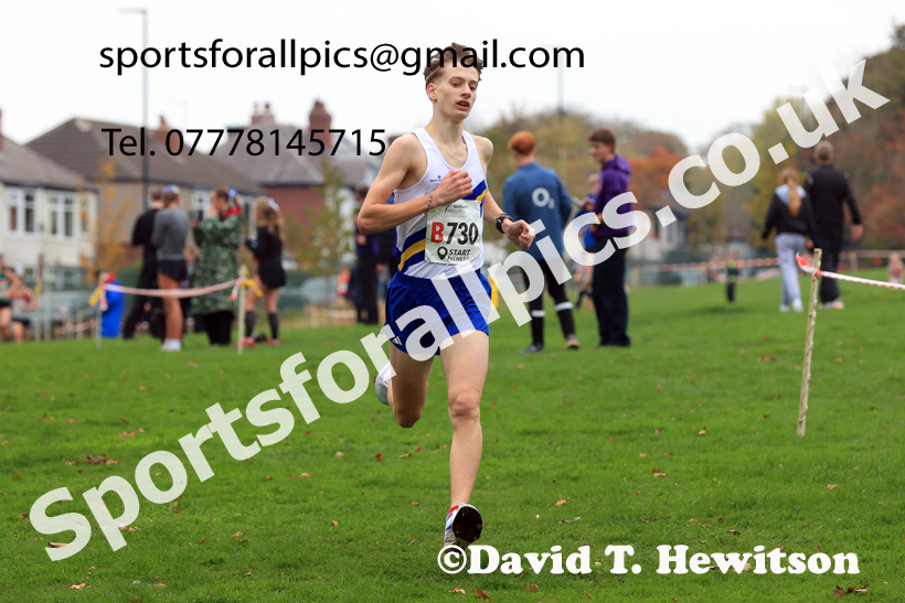 Mens Under-17s relay, 2025 Northern Cross Country Relays, Graves Park, Sheffield. Photo: David T. Hewitson/Sports for All Pics